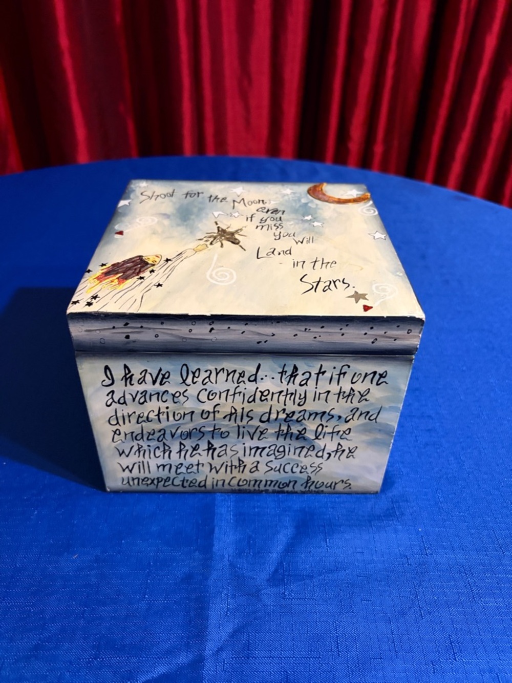 Vintage Rhonda Kullberg Decorative Storage Box